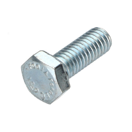 1 x Metalliruuvit Kuusiopää TH M6X16 Luokka 10.9 Sinkitty teräs