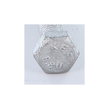 1 x Metalliruuvit Kuusiopää TH M12X20 Luokka 10.9 Raakateräs