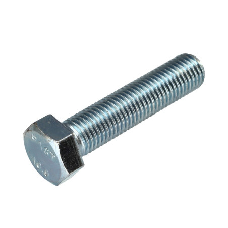 1 x Metalliruuvit Kuusiopää TH M18X45 Luokka 10.9 Sinkitty teräs
