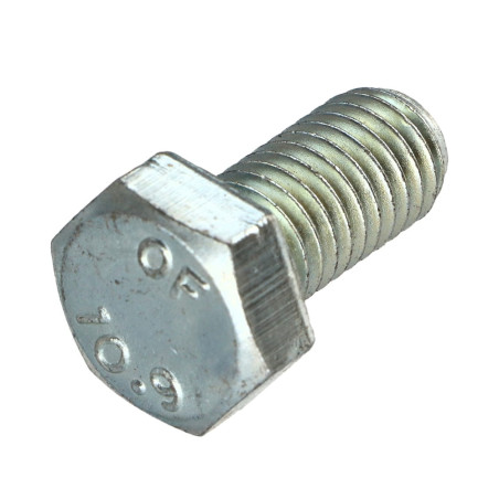 1 x Metalliruuvit Kuusiopää TH M10X20 Luokka 10.9 Sinkitty teräs