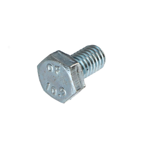 1 x Metalliruuvit Kuusiopää TH M6X10 Luokka 10.9 Sinkitty teräs
