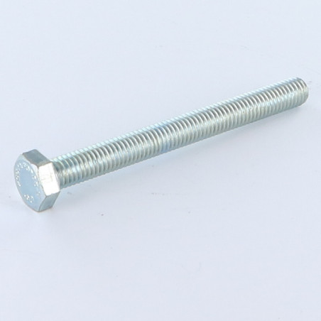 1 x Metalliruuvit Kuusiopää TH M12X90 Luokka 10.9 Sinkitty teräs