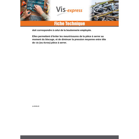1 x Aluslevy Litteä M14X45X2.5 LL Sinkitty teräs
