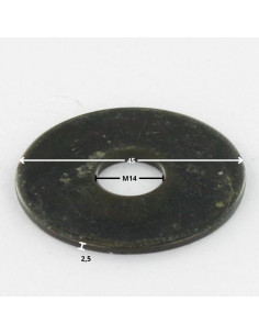 Aluslevy Litteä M14X45X2.5 LL Raakateräs 2