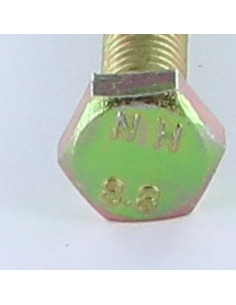 Metalliruuvit Kuusiopää TH M8X100 Luokka 8.8 Dikromattu 2