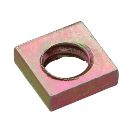 1 x Neliömutteri M7 10x10x3 Kierrepituus: 150 mm Dikromattu