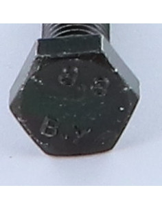 Metalliruuvit Kuusiopää TH M8X20 Luokka 8.8 Musta... 2