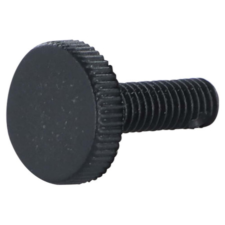 1 x Metalliruuvit svart nylon Lieriöpää Pyälletty M6X10