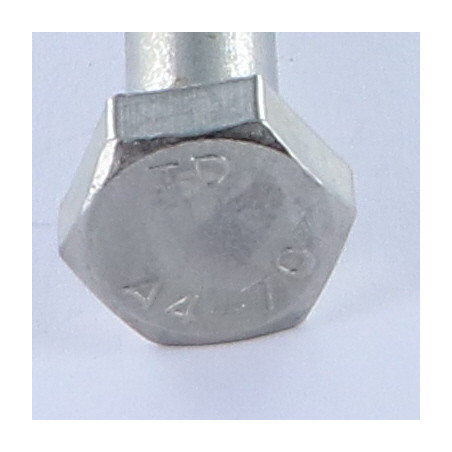 1 x "Pultin runko Kuusiopää TH M10X250 Ruostumaton teräs A4