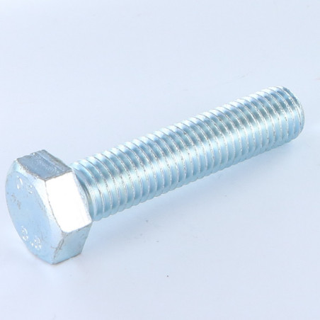 1 x Metalliruuvit Kuusiopää TH M16X60 Luokka 8.8 Sinkitty teräs