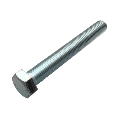 1 x Metalliruuvit Kuusiopää TH M24X180 Luokka 8.8 Sinkitty teräs