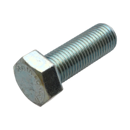 1 x Metalliruuvit Kuusiopää TH M24x50 Luokka 8.8 Sinkitty teräs
