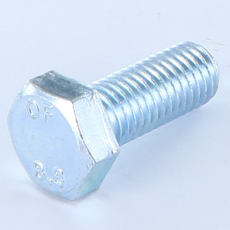 1 x Metalliruuvit Kuusiopää TH M14X30 Luokka 8.8 Dikromattu