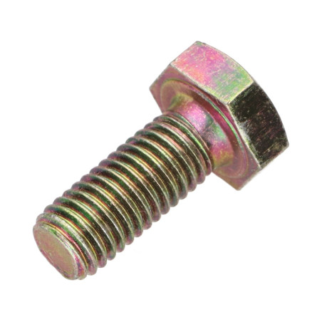 1 x Metalliruuvit Kuusiopää TH M10X25 Luokka 8.8 Dikromattu