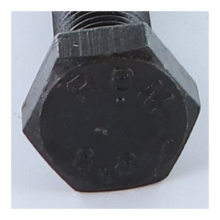 1 x Metalliruuvit Kuusiopää TH M18X50 Luokka 8.8 Raakateräs