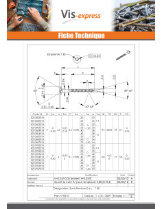 Ruuvi Sarana 6X25 Kokonaan kierteytetty TORX T30... 2