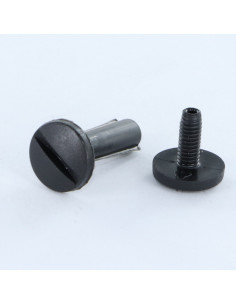Kasausruuvi M4X35 Halkaisija Putki 5 svart nylon 2 kpl... 2