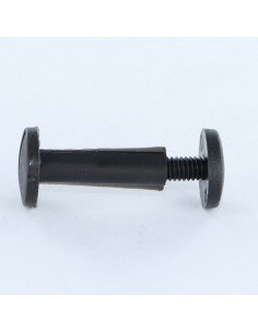 Kasausruuvi M4X45 Halkaisija Putki 5 svart nylon 2 kpl...