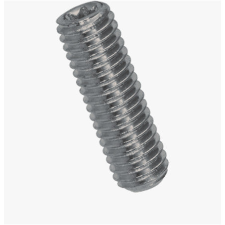 1 x Metalliruuvit Päätön TORX T10 Kartiomainen pää M5X16 Sinkitty teräs