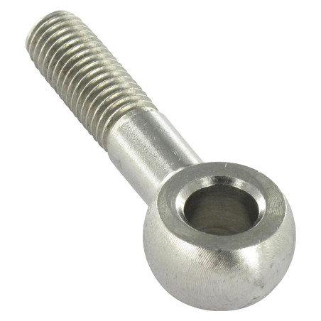1 x Metalliruuvit to Silmukka M12X120 Kierteytetty kohteessa 30 Sinkitty teräs