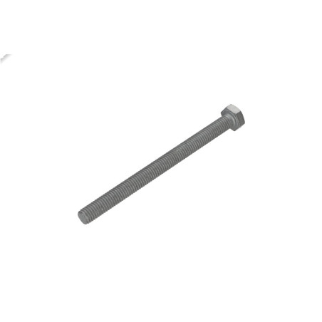 1 x Metalliruuvit Kuusiopää TH M8X100 Luokka 6.8 Raakateräs Géomet 500A