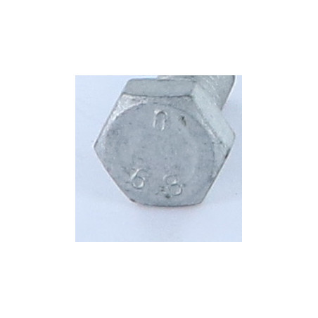 1 x Metalliruuvit Kuusiopää TH M10X25 Luokka 6.8 Raakateräs Géomet 500B