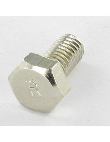 1 x Metalliruuvit Messinkikromi Kuusiopää TH M6X12