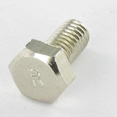1 x Metalliruuvit Messinkikromi Kuusiopää TH M6X12