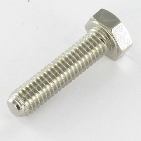 1 x Metalliruuvit Nikkelöity messinki Kuusiopää TH M4X20