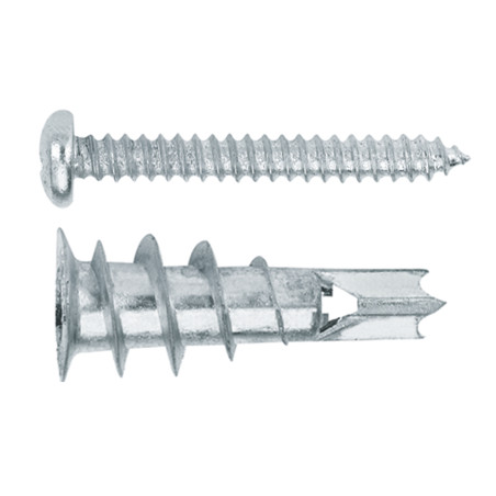 1 x Metalliankkuri Itseporautuva ruuvi RAWLPLUG Zamak 12X32 Seuraavan kanssa: Ruuvi