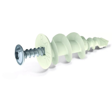 1 x Kiinnitystulppa Nailon Itseporautuva ruuvi RAWLPLUG 14X32 Seuraavan kanssa: Ruuvi Sinkitty teräs
