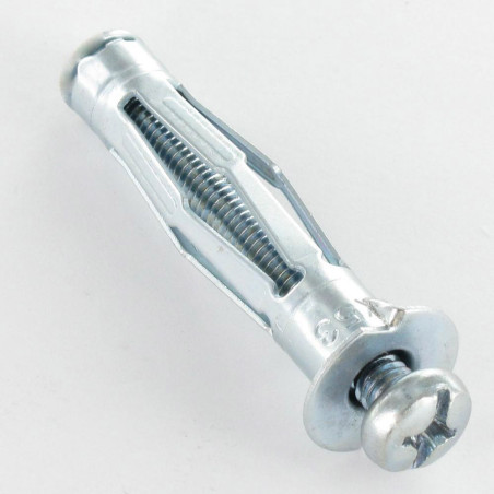 1 x Metallinen seinätulppa kipsilevylle Seuraavan kanssa: Ruuvi M5X43 RAWLPLUG