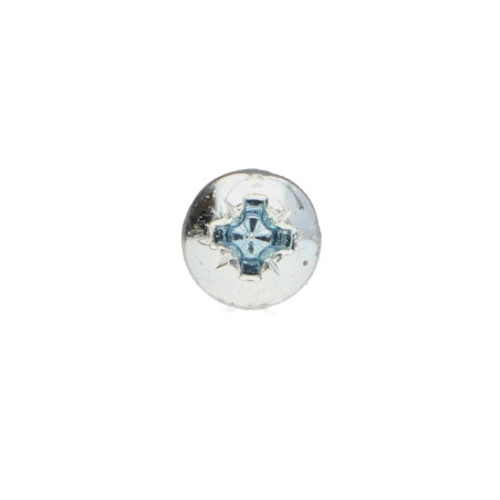 1 x Puuruuvi Pyöreä pää Pozi PZ10 4X80 Kierteytetty kohteessa 48 Sinkitty teräs