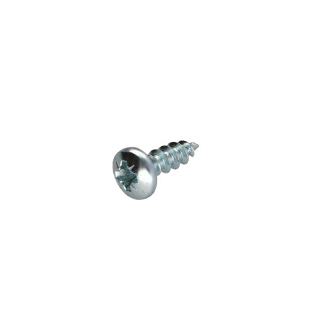 1 x Puuruuvi Pyöreä pää Pozi PZ9 3X12 Sinkitty teräs mikroruuvi