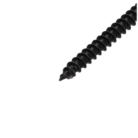 1 x Puuruuvi Pyöreä pää Pozi PZ10 5x45 Musta sinkitty teräs