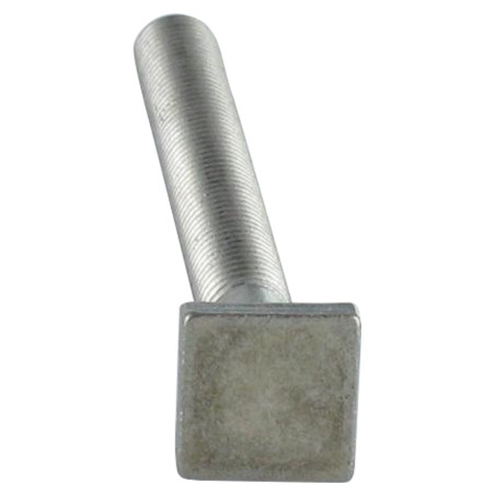1 x Metalliruuvit M6X50 Pää Neliönmuotoinen 10X10 Jakso 4 Ruostumaton teräs A2