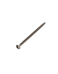 Puuruuvi Ruostumaton teräs A2 Pyöreä pää Pozi 5x100