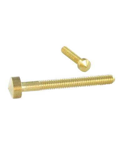 1 x Metalliruuvit Messinki Pää Kartiomainen...
