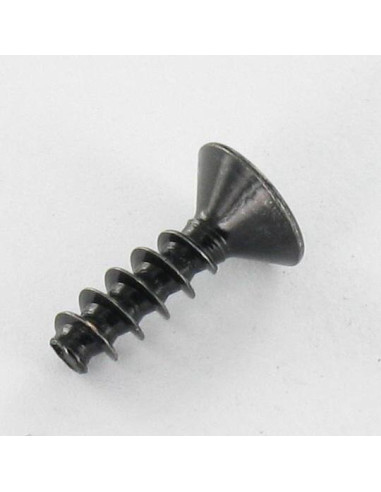1 x PVC-ruuvi uppokantainen Pozi 3X12 Musta...