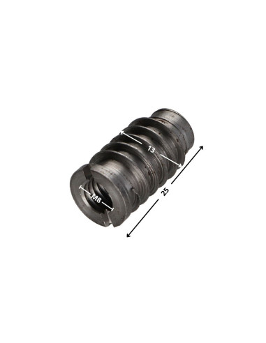 1 x Rampamuhvi M8 13X25 Raakateräs