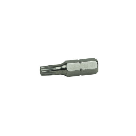 1 x Kärki Teollisuuslaatu 1/4" C6.3 Ruostumaton teräs TORX T15 Pituus 25
