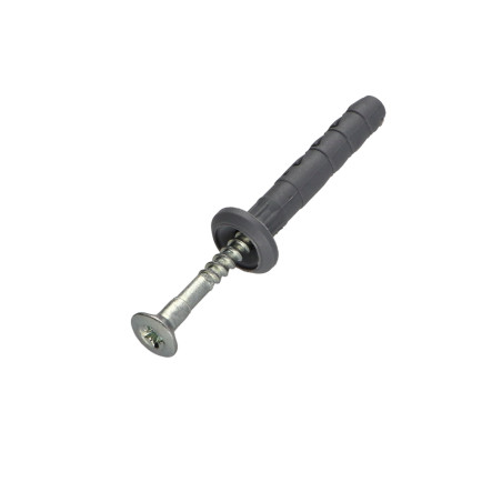 1 x Kiinnitystulppa Naula Ruuvi RAWLPLUG Litteä pää Suuri 6x40