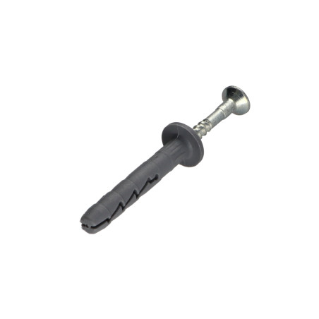 1 x Kiinnitystulppa Naula Ruuvi RAWLPLUG Litteä pää Suuri 6x40