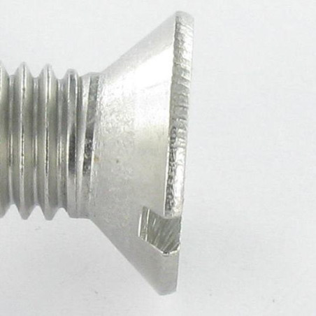 1 x Metalliruuvit Ruostumaton teräs A2 uppokantainen Halkaistu M1X8 mikroruuvi