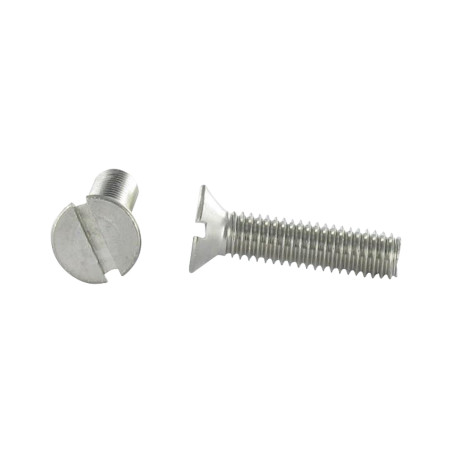 1 x Metalliruuvit Ruostumaton teräs A2 uppokantainen Halkaistu M2X20 mikroruuvi