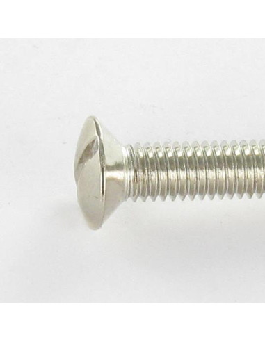 1 x Metalliruuvit Kupumainen uppokanta...