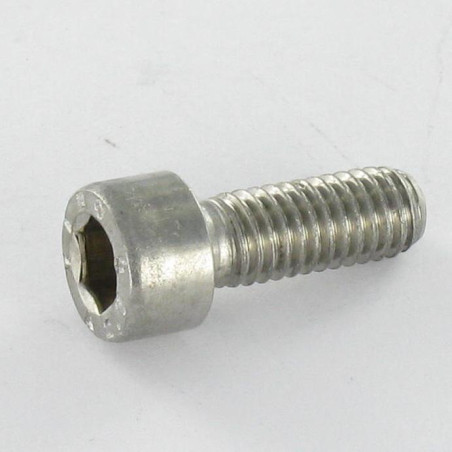 1 x Metalliruuvit "Lieriömäinen kuusiokoloruuvi M5X8 Kokonaan kierteytetty Avain 4 HC4 Ruostumaton teräs A4