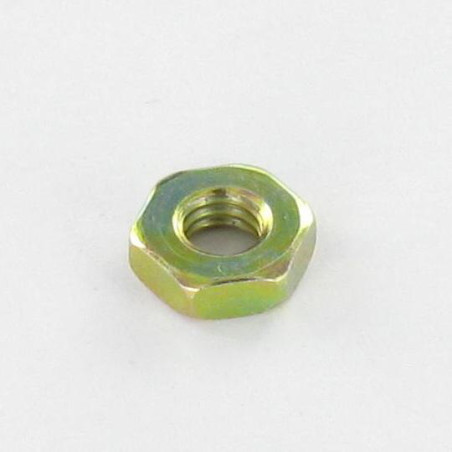 1 x Kuusikulmaiset mutterit M4 Paksuus 2.5 LITTÄLEVY 8 Dikromattu