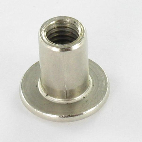 1 x Combifix Litteä pää 15/8X12 M6 Avain 4 HC4 Nikkelöity teräs