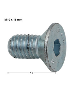 Metalliruuvit "FHC kuusioruuvi uppokannalla Avain 6 HC6... 2